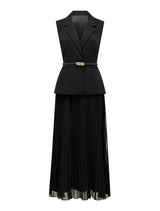 Lana Pleated Vest Maxi Dress Forever New