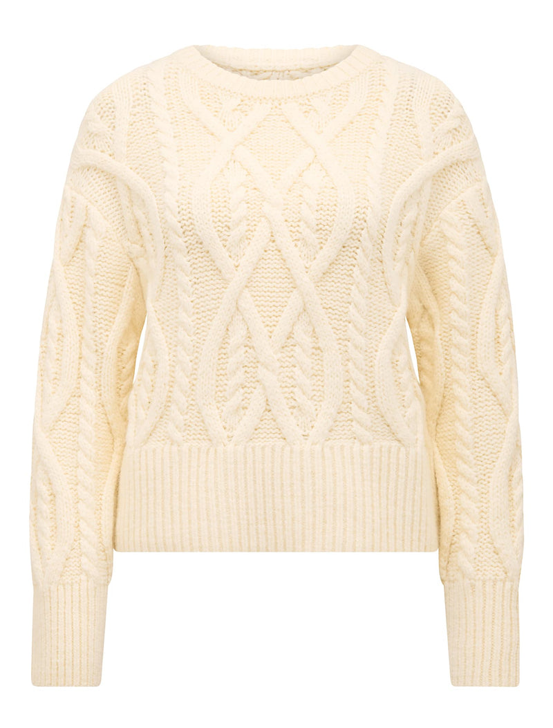 Audrina Cable Knit Sweater Forever New