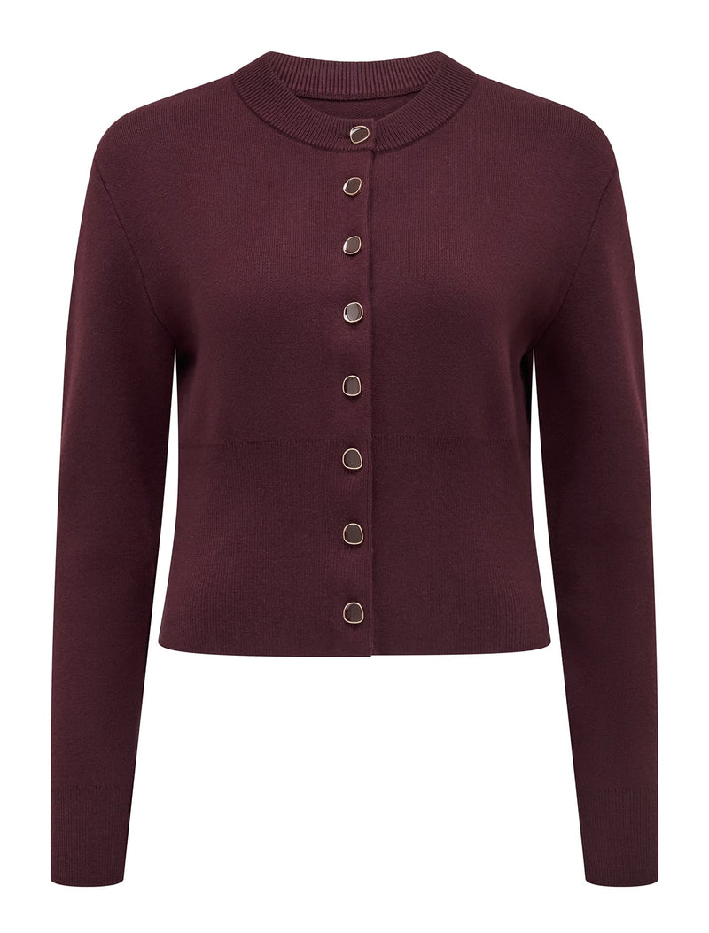 Ally Seam Detail Knit Cardigan Forever New