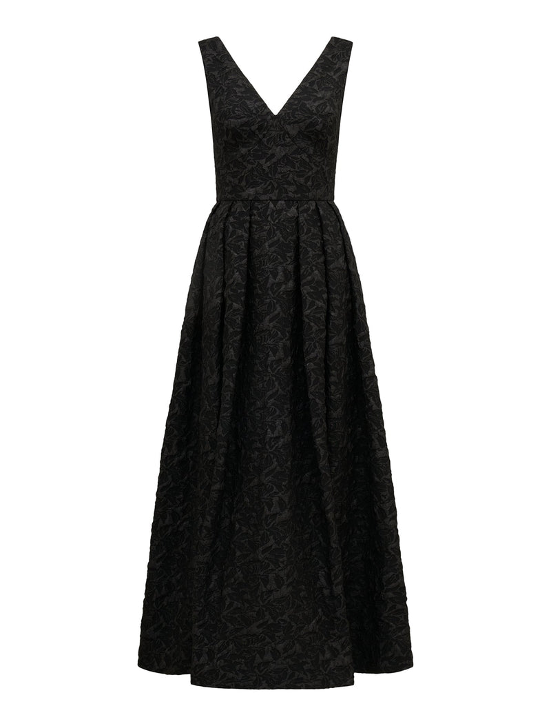 Tiffany Jacquard Maxi Dress Forever New