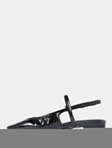 Harper Scrunch Detail Mary Jane Flat Pump Forever New