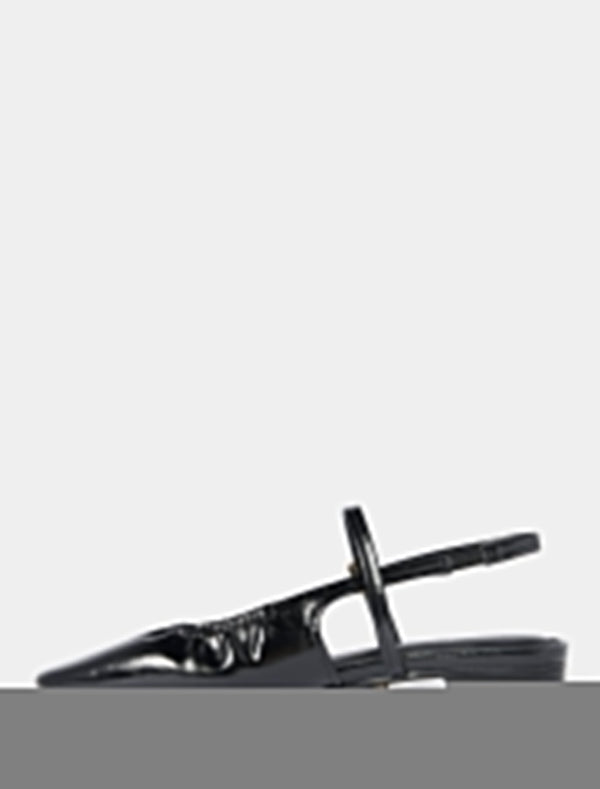 Harper Scrunch Detail Mary Jane Flat Pump Forever New