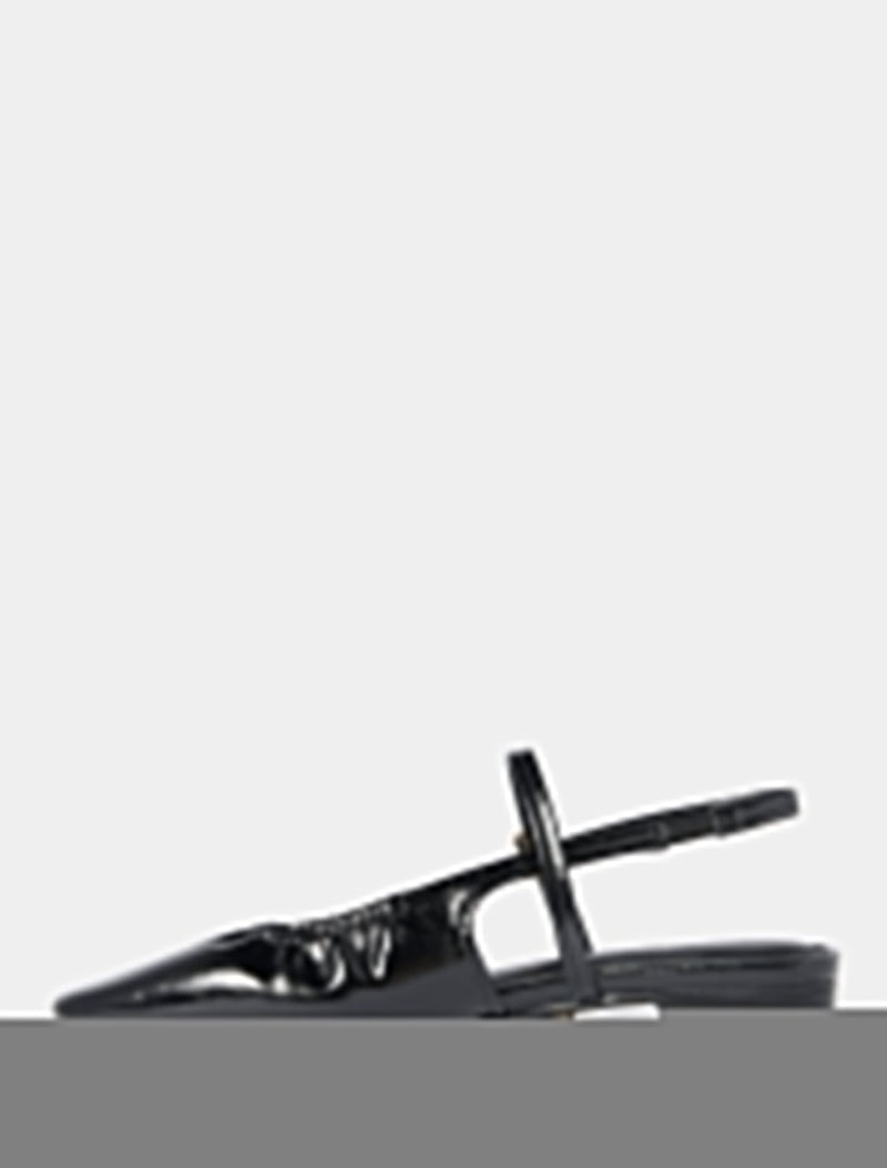 Harper Scrunch Detail Mary Jane Flat Pump Forever New