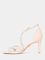 Claire Cross Over Diamante Evening Heel Sandal Forever New