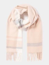 Lila Check Scarf 0 Light Pink Forever New