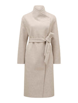 Lola Funnel Neck Wrap Coat Forever New