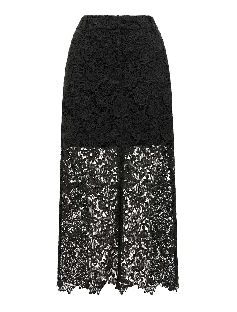 Lana Lace Midi Skirt Forever New