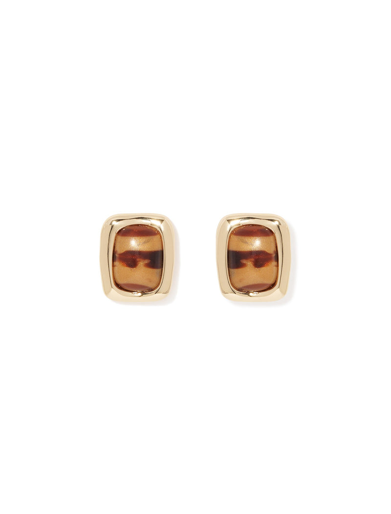 Signature Sandra Stone Stud Earrings Forever New