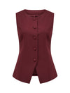 Toni High Neck Waistcoat