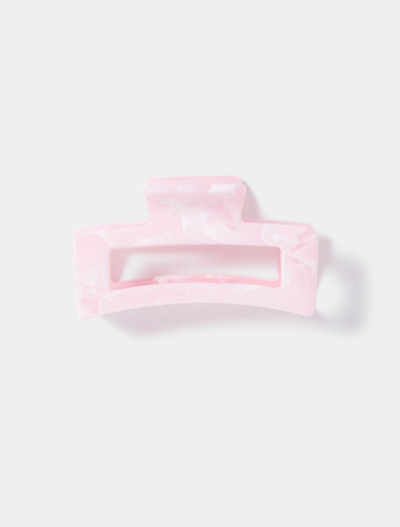 Riley Rectangular Claw Clip 0 Pink Forever New