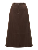 Jaelyn Vegan Leather Maxi Skirt Forever New