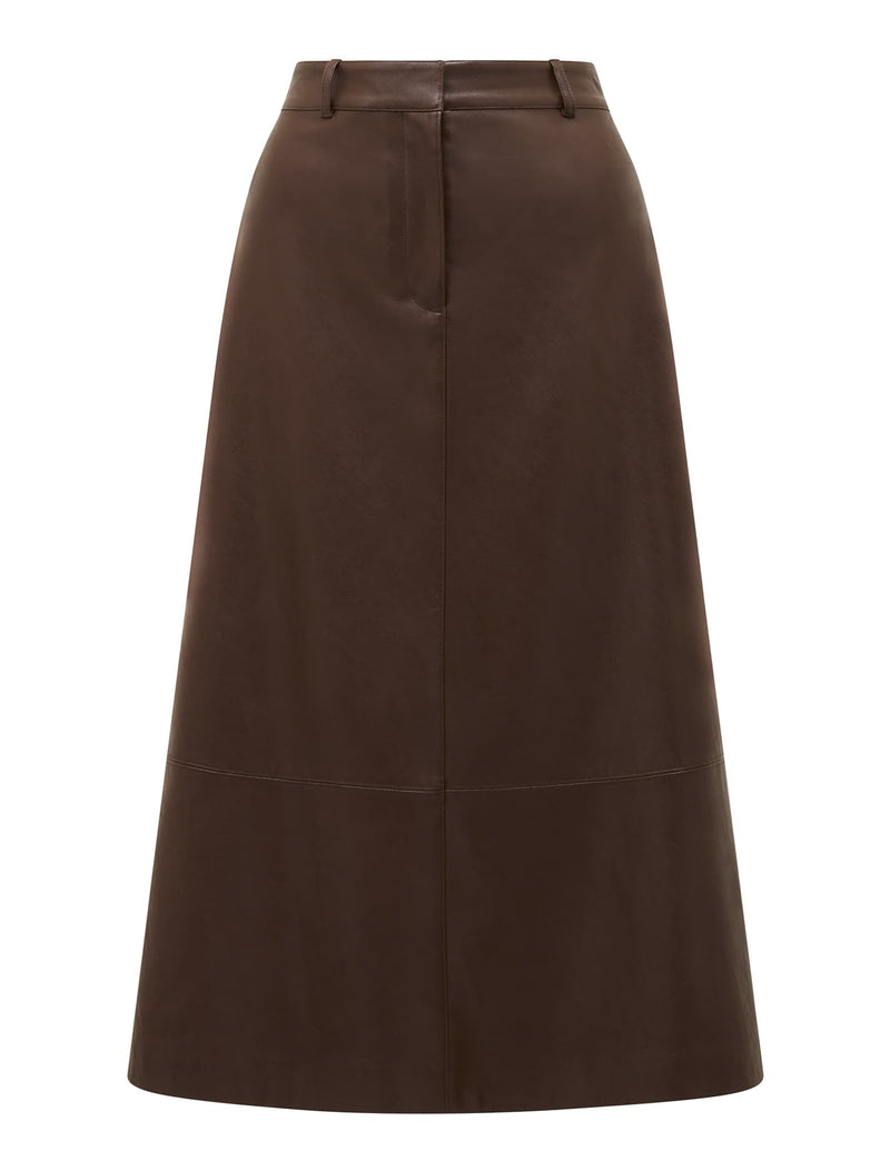 Jaelyn Vegan Leather Maxi Skirt Forever New