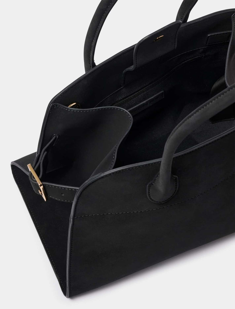 Lacey Faux Suede Bowler Bag Forever New