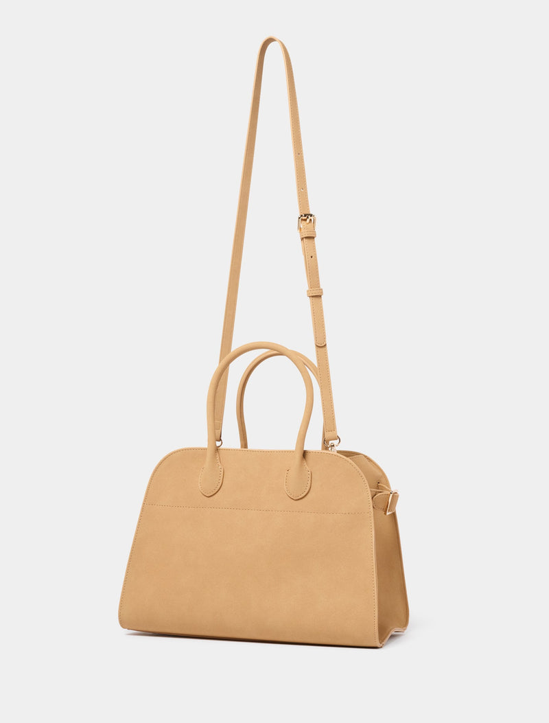 Lacey Faux Suede Bowler Bag Forever New