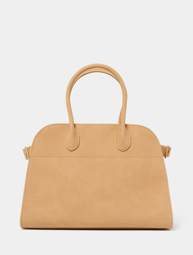 Lacey Faux Suede Bowler Bag Forever New