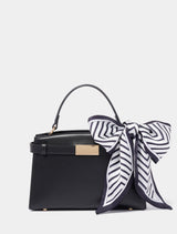 Mara Scarf Top Handle Bag 0 Black Forever New