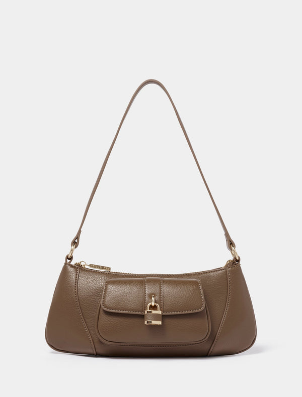 Verity Lock Shoulder Bag 0 Chestnut Forever New