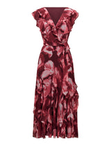 Naya Ruffle Midi Dress Forever New