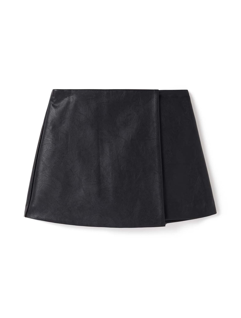 Sharita Teen Faux Leather Mini Skirt Forever New
