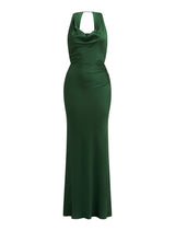 Allira Satin Cowl Neck Maxi Dress Forever New