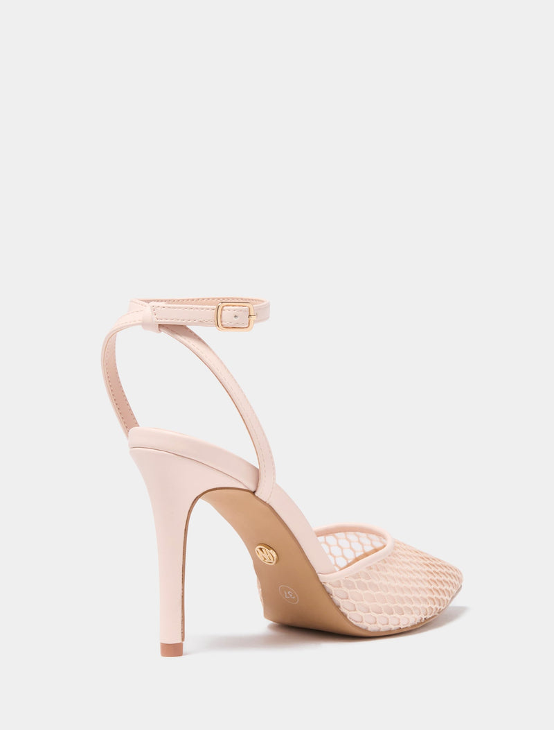 Payton Mesh Round Toe PM Heel Sandal Forever New