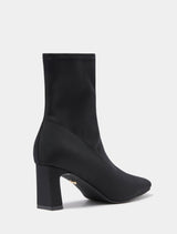Selena Square Toe Stretch Mid-Calf Boot Forever New