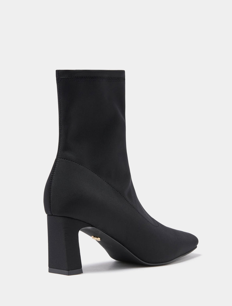 Selena Square Toe Stretch Mid-Calf Boot Forever New