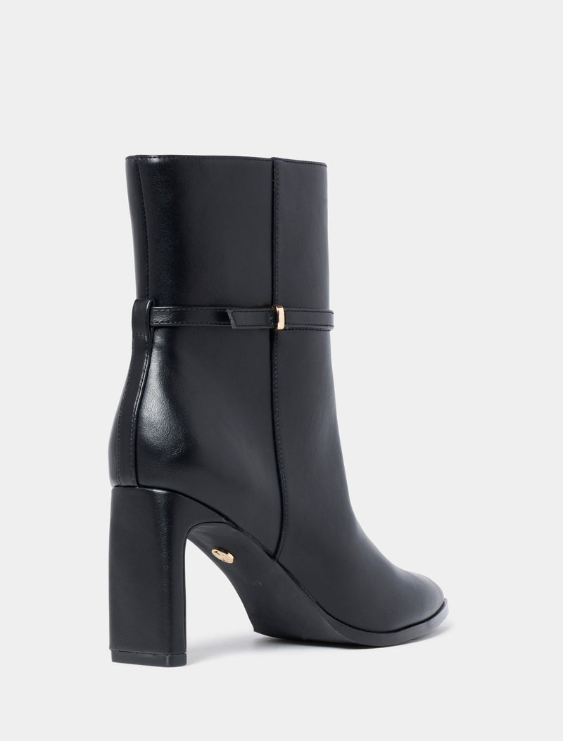 Bree Belted Shaped Heel Ankle Boot Forever New
