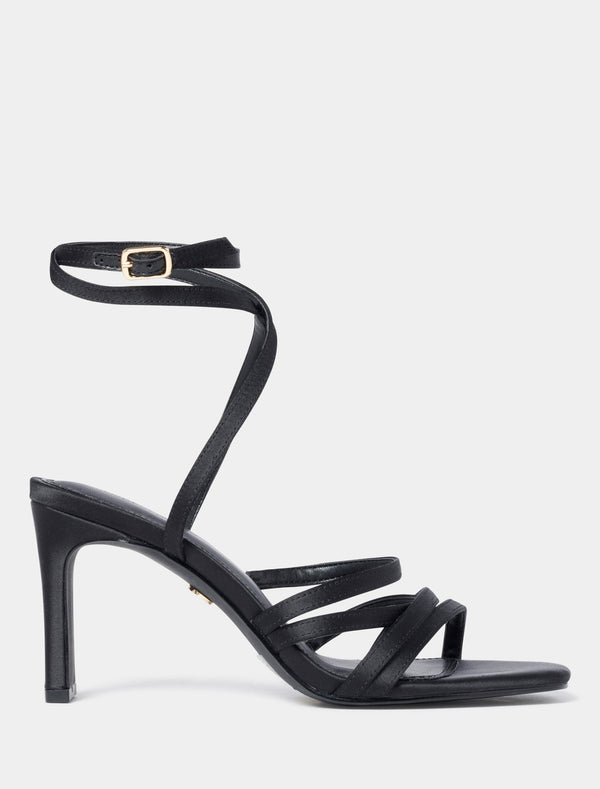 Alexis Strappy Heel Sandal Black Forever New