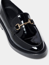 Mackenzie Bit Trim Chunky Flat Loafer Forever New