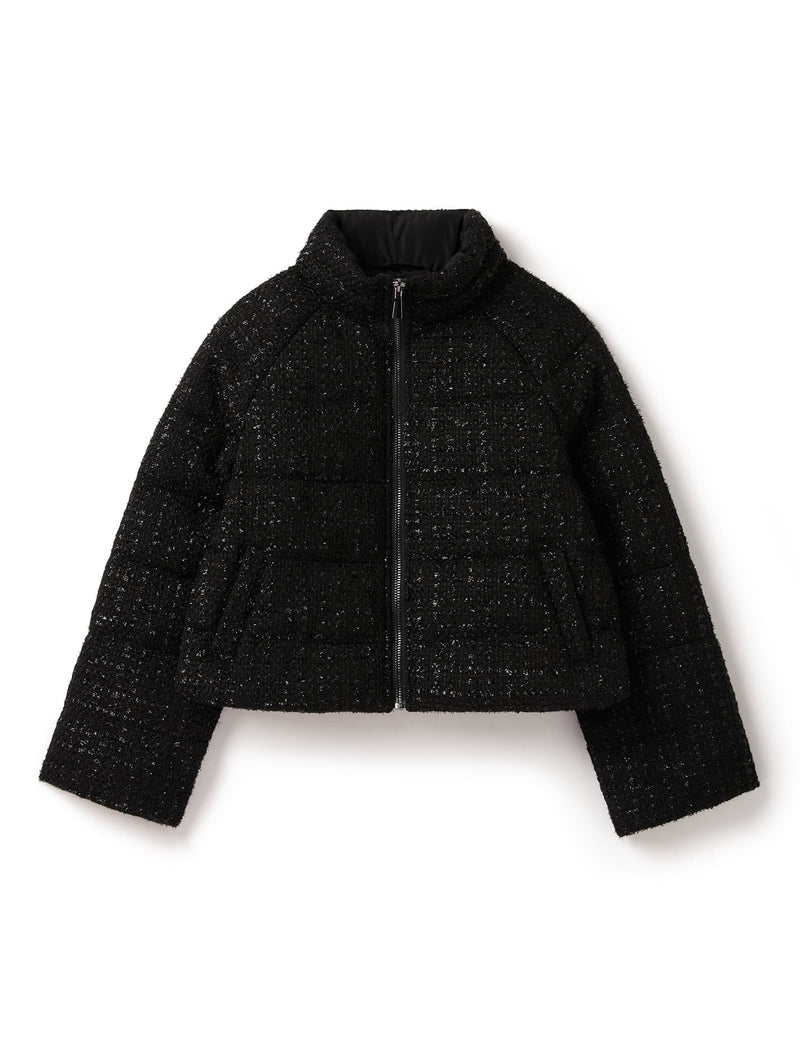 Wilhelmina Teen Boucle Puffer Jacket Forever New