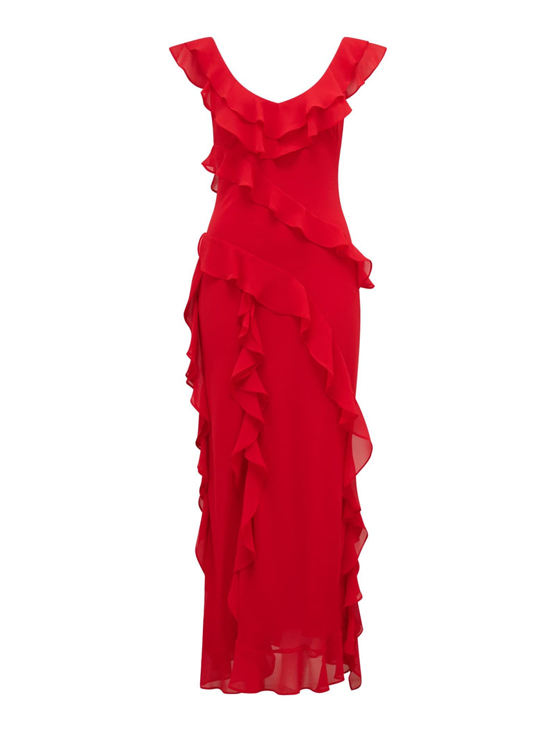 Olive Petite Ruffle Dress Forever New