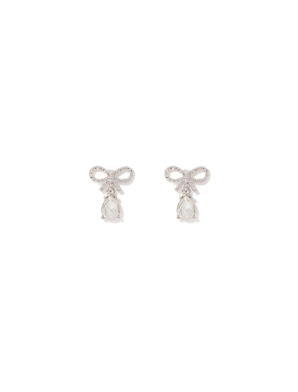 Camila Crystal Bow Earrings