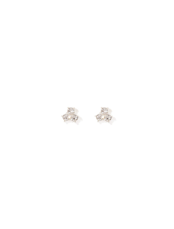 Saphira Small Glass Stud Earrings