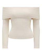 Maribella Rib Bardot Top Forever New