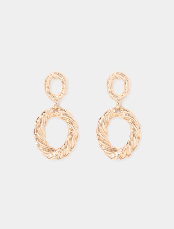 Ladilyn Twist Earrings 0 Gold Forever New
