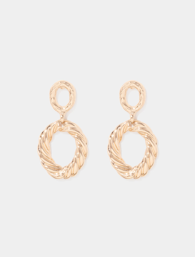 Ladilyn Twist Earrings 0 Gold Forever New