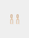 Myah Curve Stone Earrings