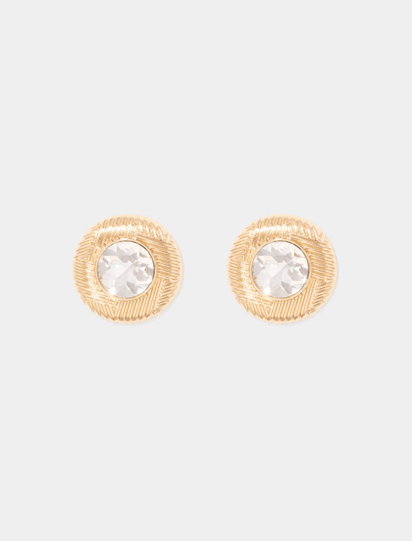 Signature Reese Stone Stud Earrings Forever New