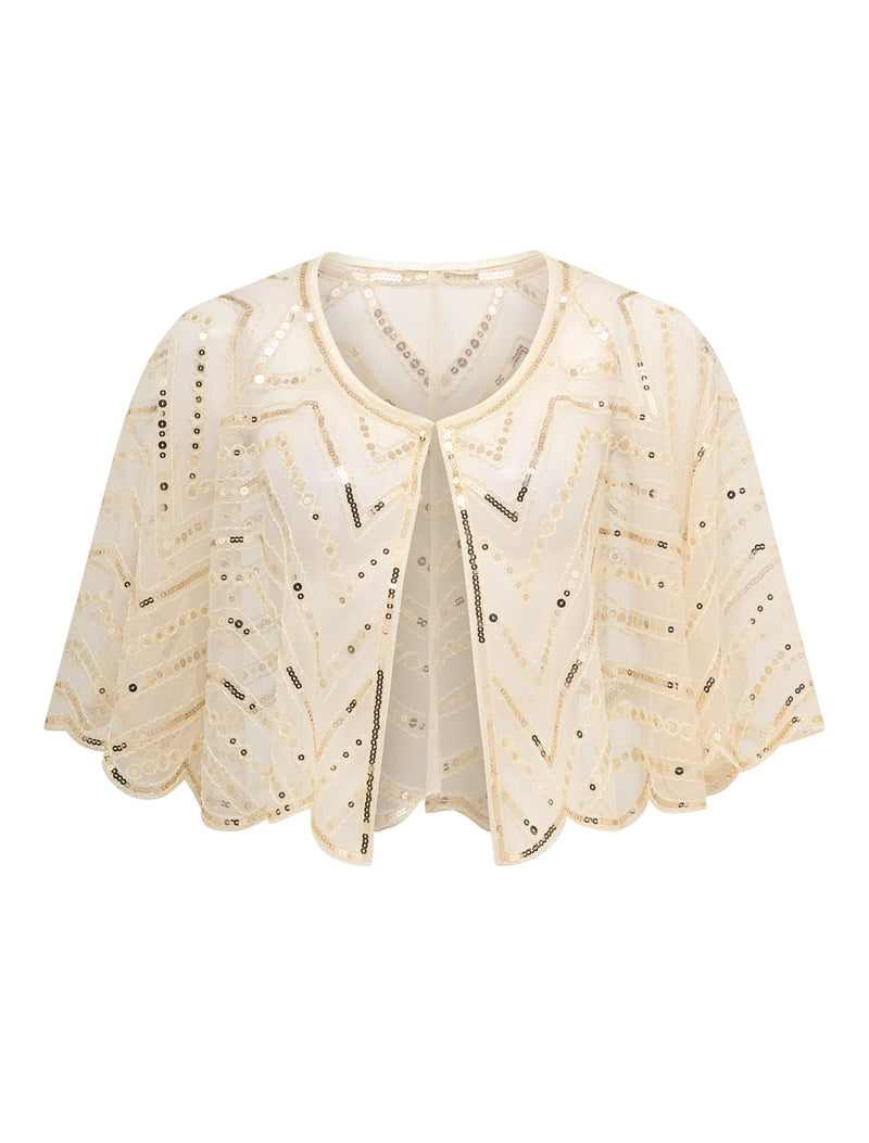 Scarlett Sequin Cape