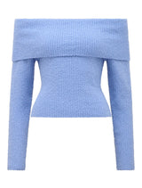 Mariah Petite Boucle Bardot Sweater Forever New