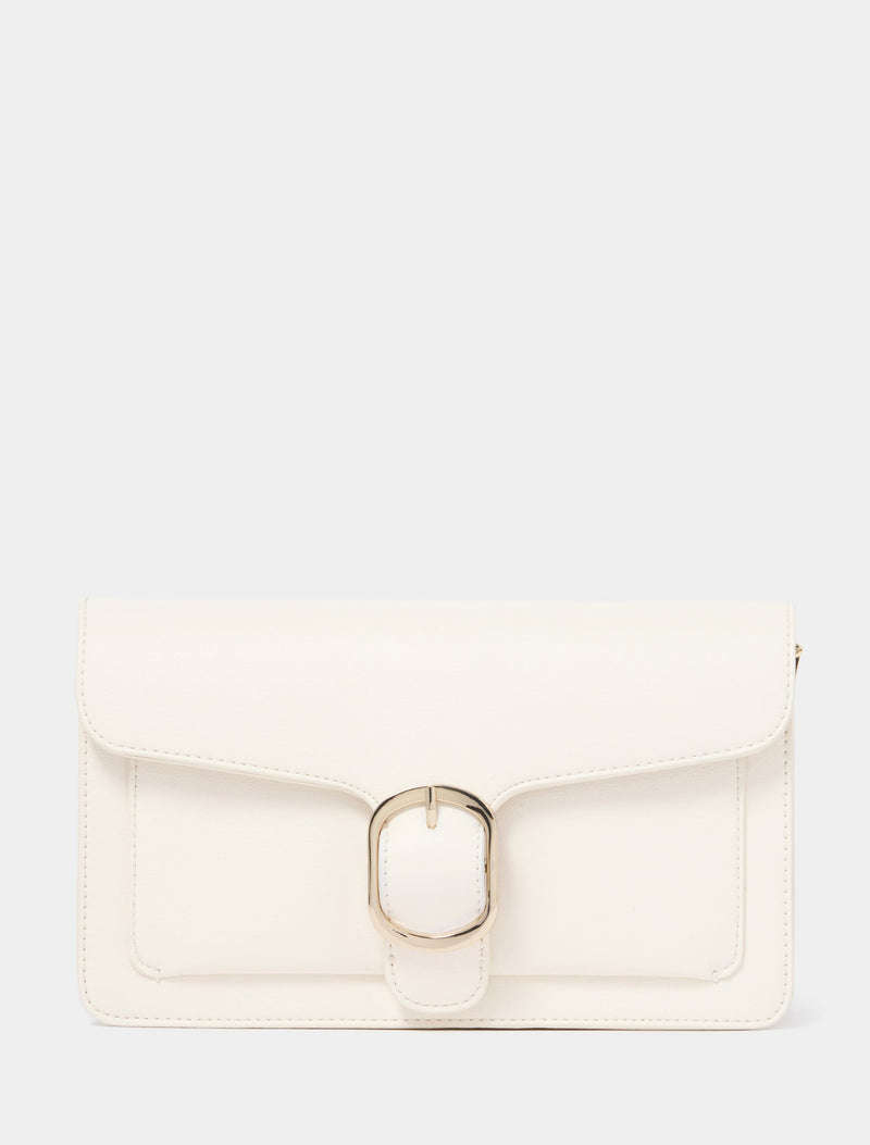 Blair Buckle Shoulder Bag 0 Ivory Forever New