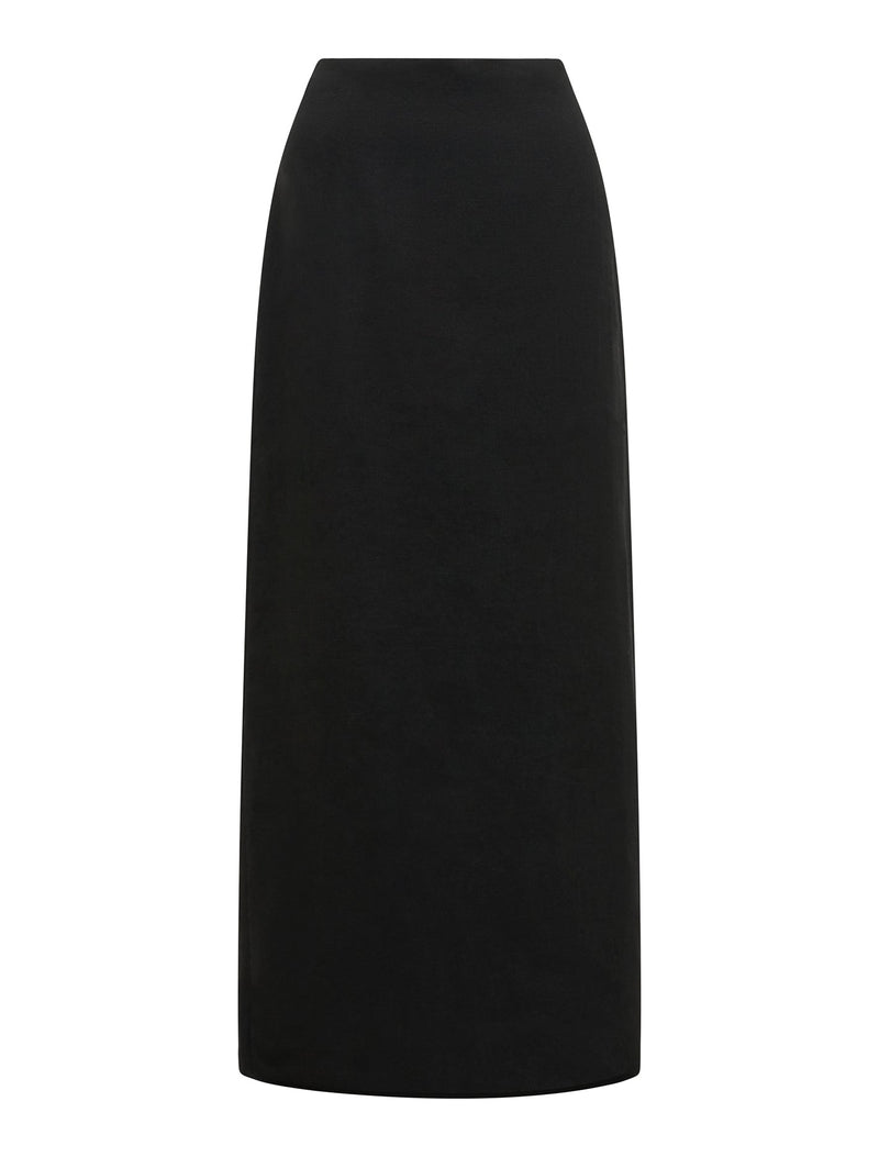 Maggie Linen Column Maxi Skirt Forever New