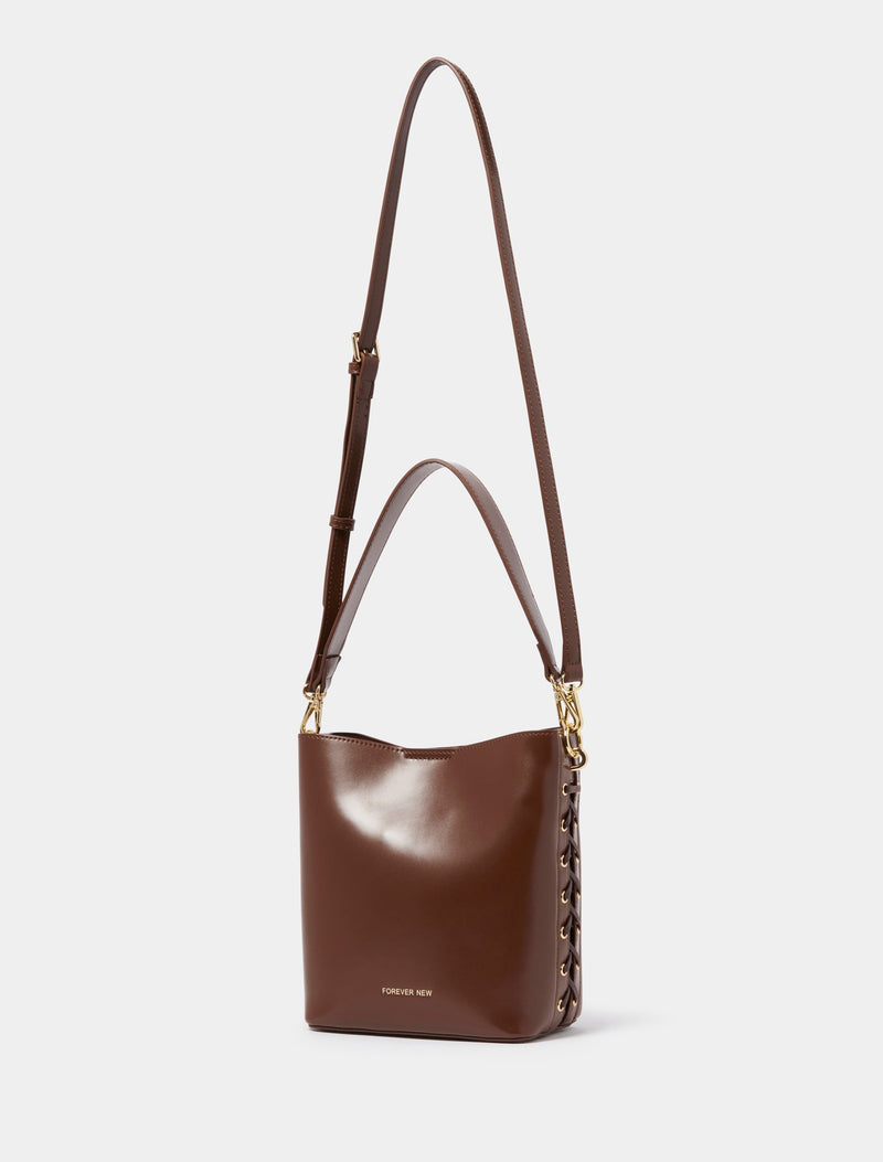 Weston Whipstitch Bucket Bag Forever New