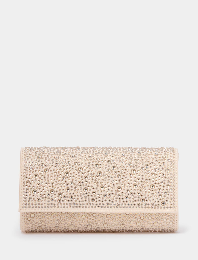 Fallon Foldover Clutch 0 Gold Forever New