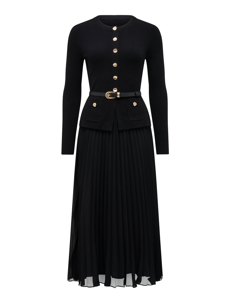 Daphne Long Sleeve Midi Dress Forever New