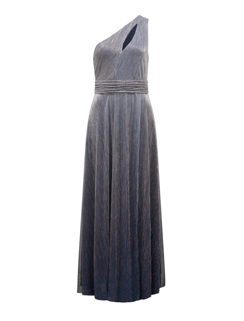 ワンピース theredthread S oval pleats dress gray THEREDTHREAD / ザレッドスレッド】S oval pleats dress