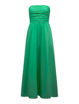 Matisse Ruched Cotton Halter Midi Dress Forever New