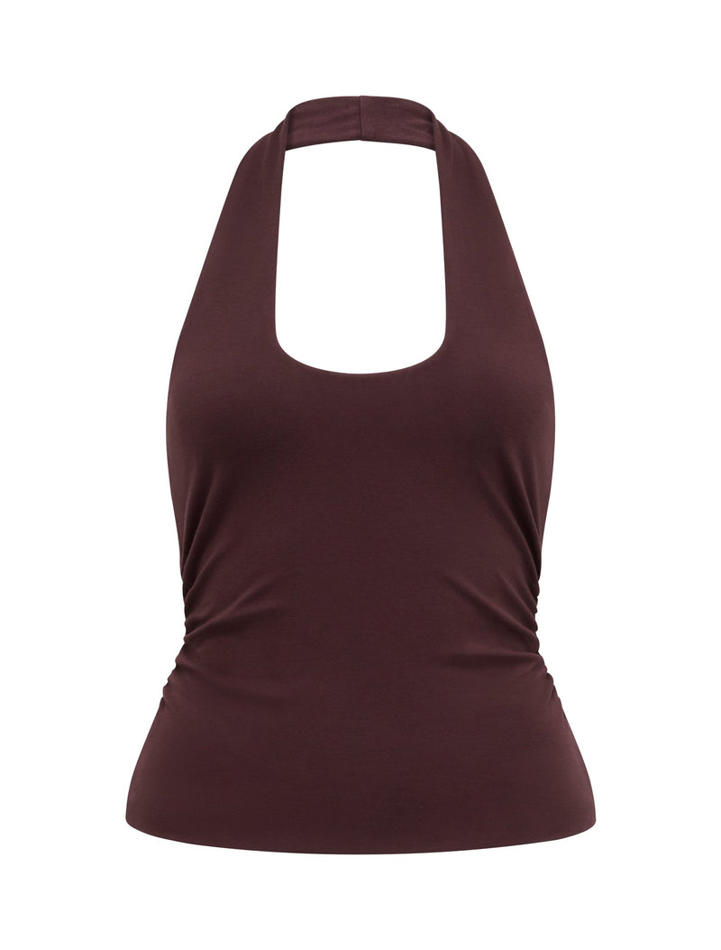 Nicky Halter Neck Top Forever New