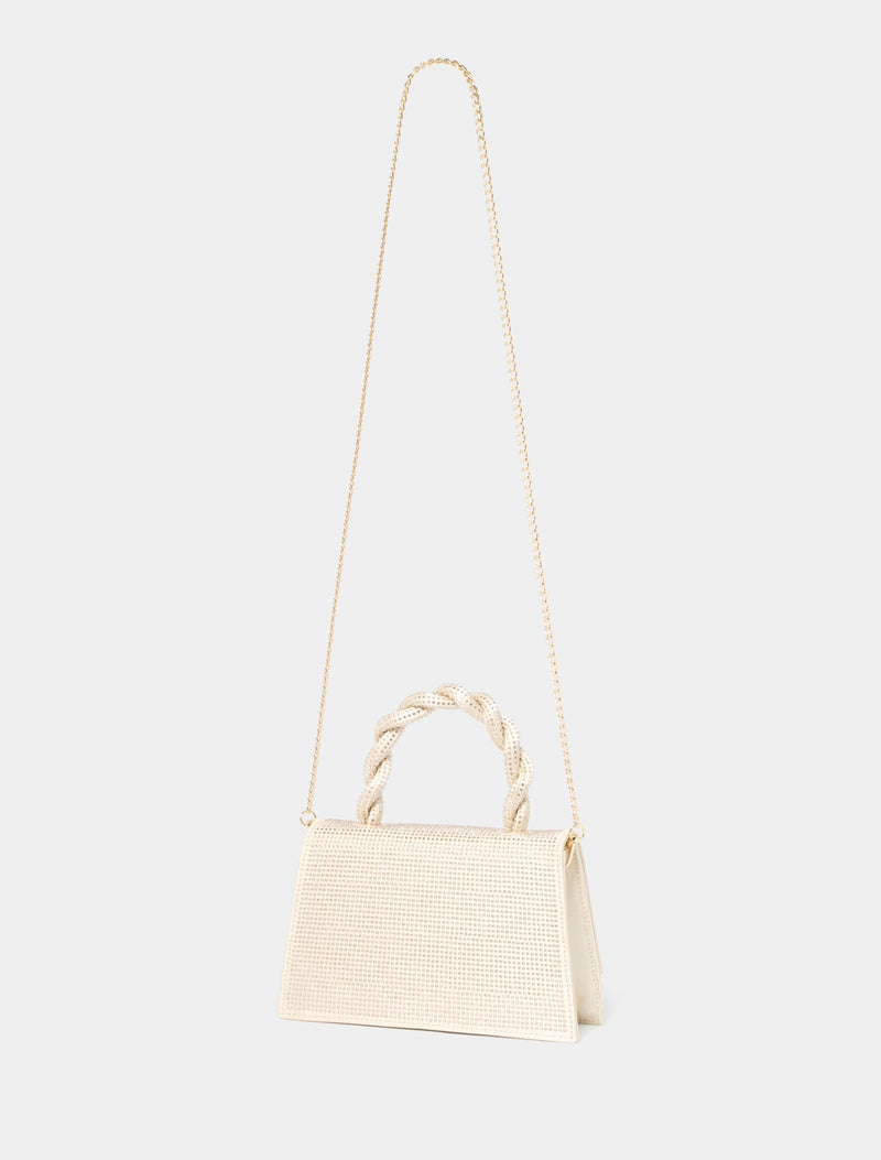 Sasha Sparkly Twist Top Handle Bag Forever New